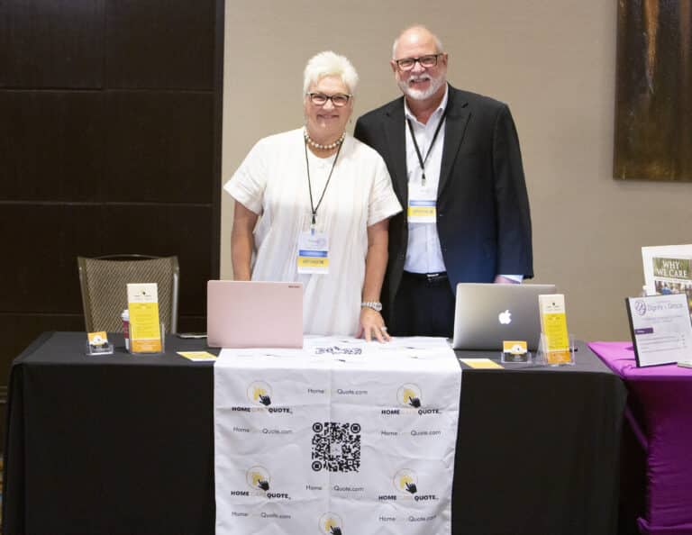 In June 2022, HomeCareQuote's Valerie Darling and Karl Ryder attended the Home Care Evolution Conference by Hurricane Enterprises.